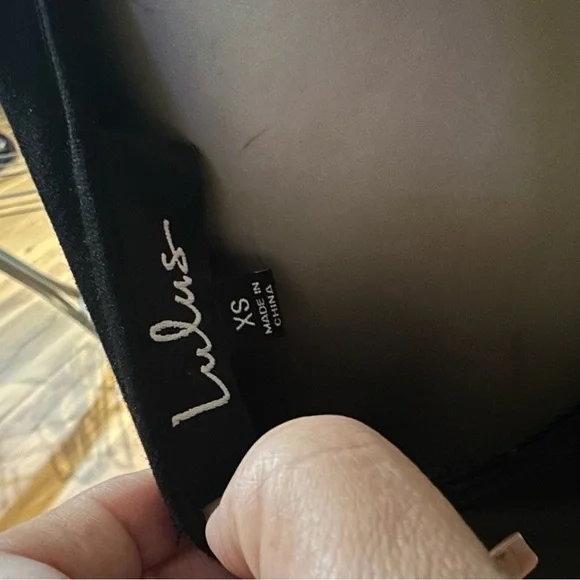 Lulu's Black Red and Pink Floral Embroidery Super Cute Valentines Dress - Picture 3 of 4